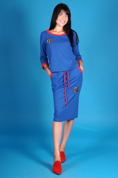 Костюм К 39 (васильковый) 